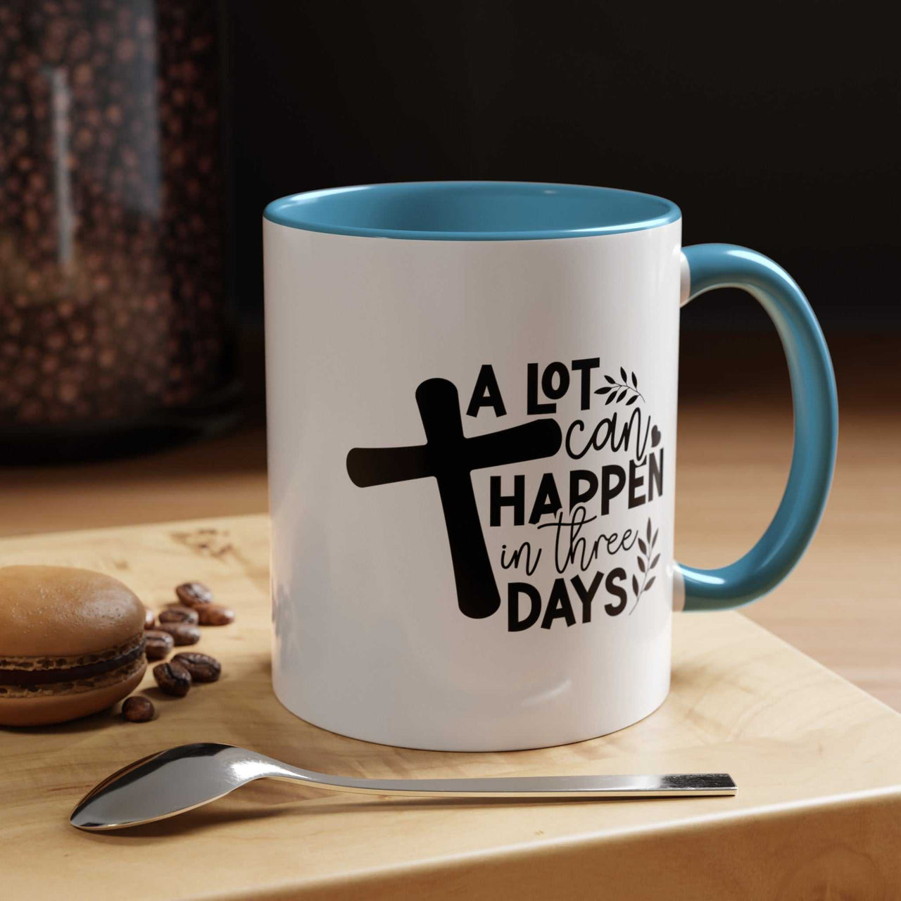 Custom Printed "A Lot Can Happen in 3 Days" Mug - Wear Your Heart