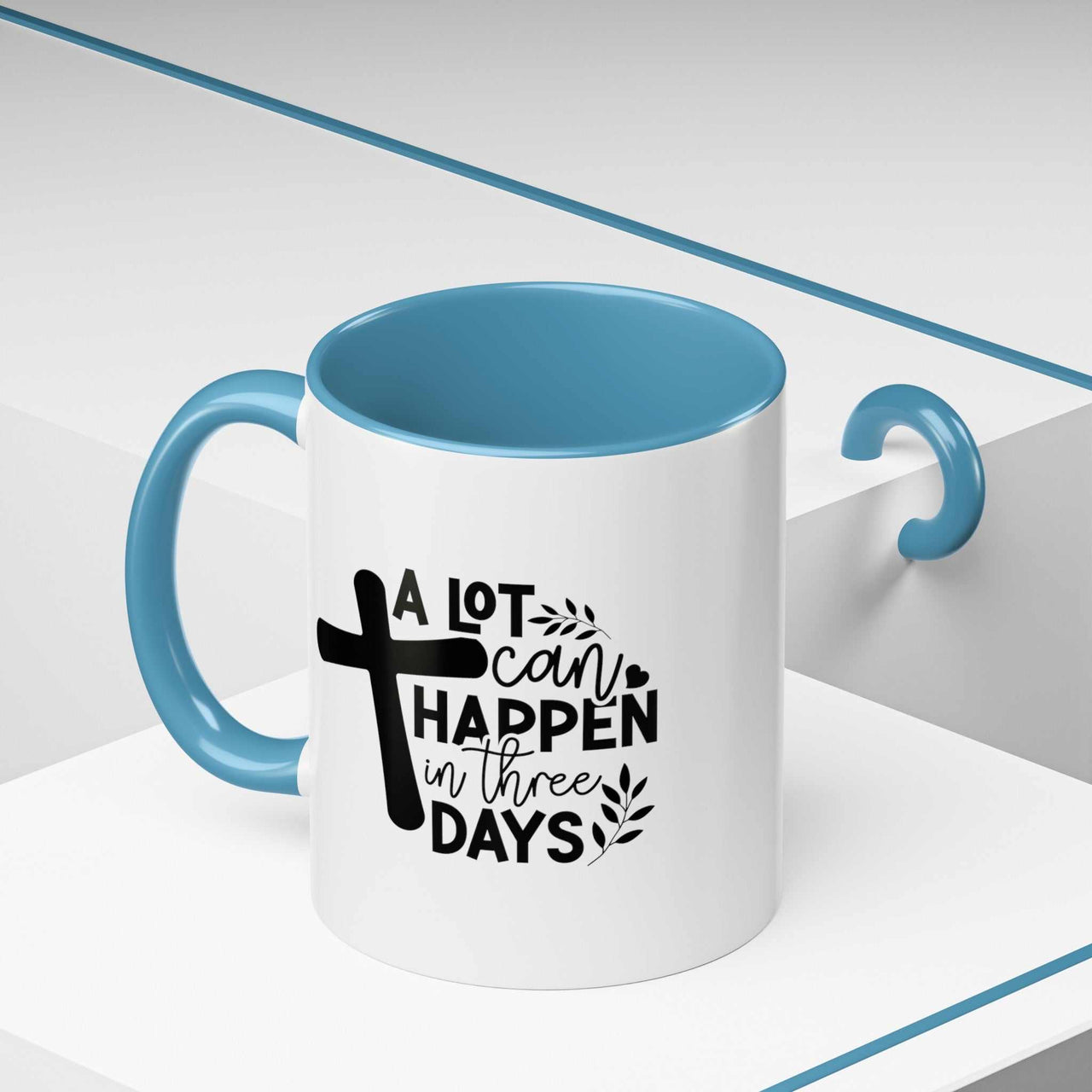 Custom Printed "A Lot Can Happen in 3 Days" Mug - Wear Your Heart