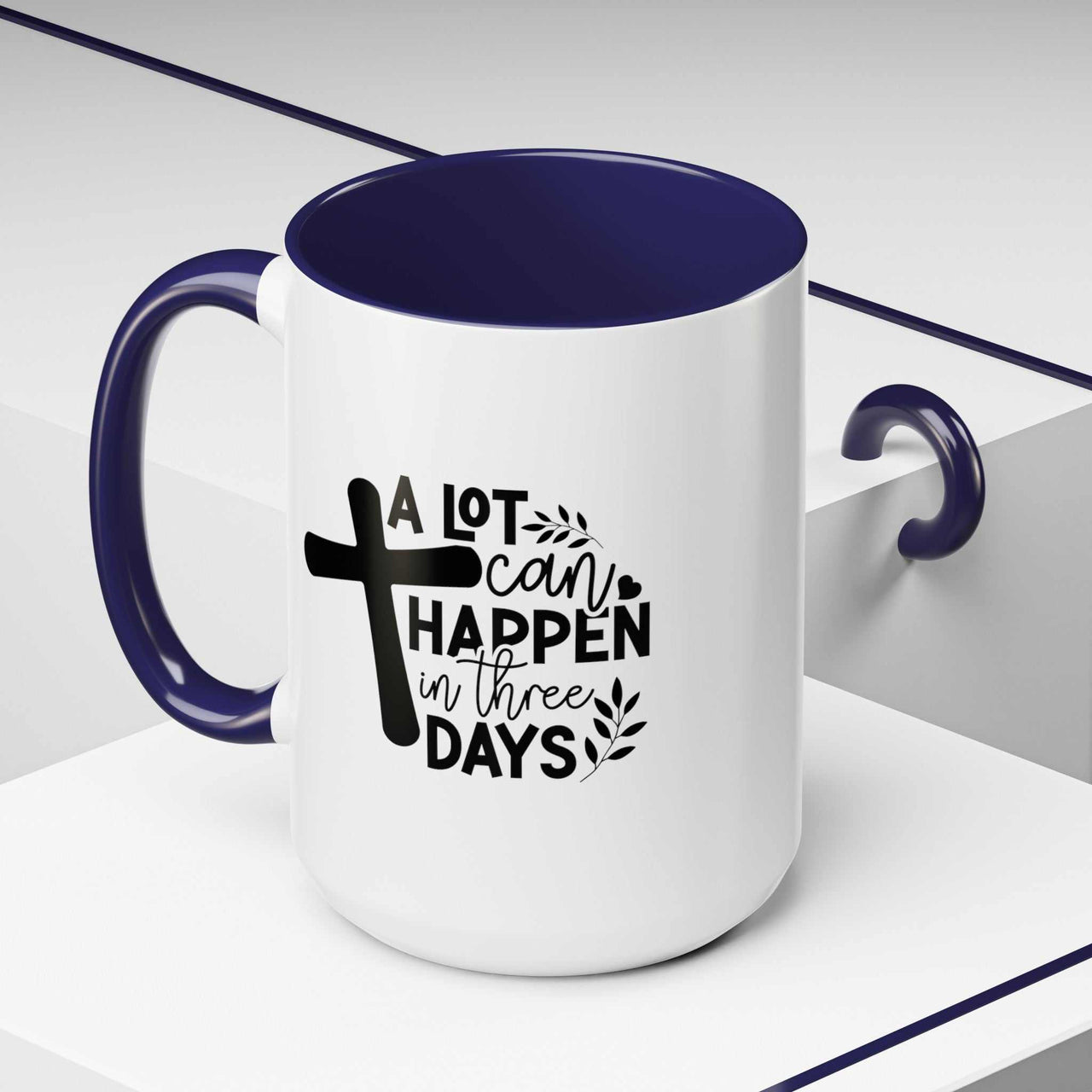Custom Printed "A Lot Can Happen in 3 Days" Mug - Wear Your Heart