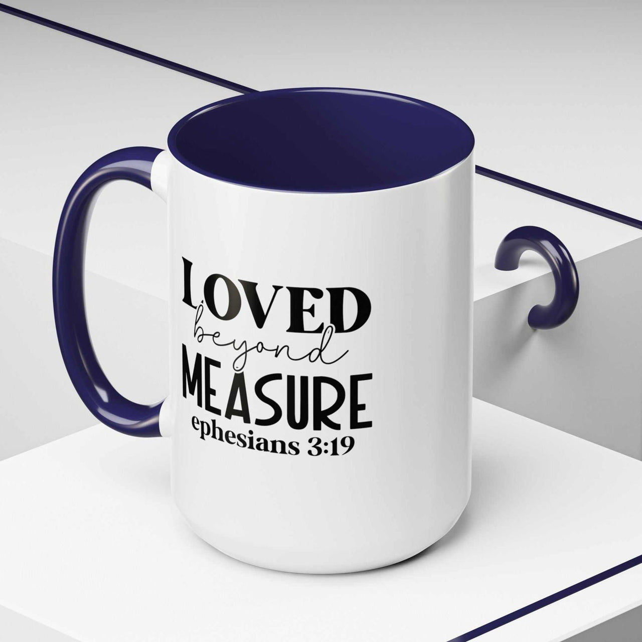 Custom Printed Loved Beyond Measure Mug - Wear Your Heart