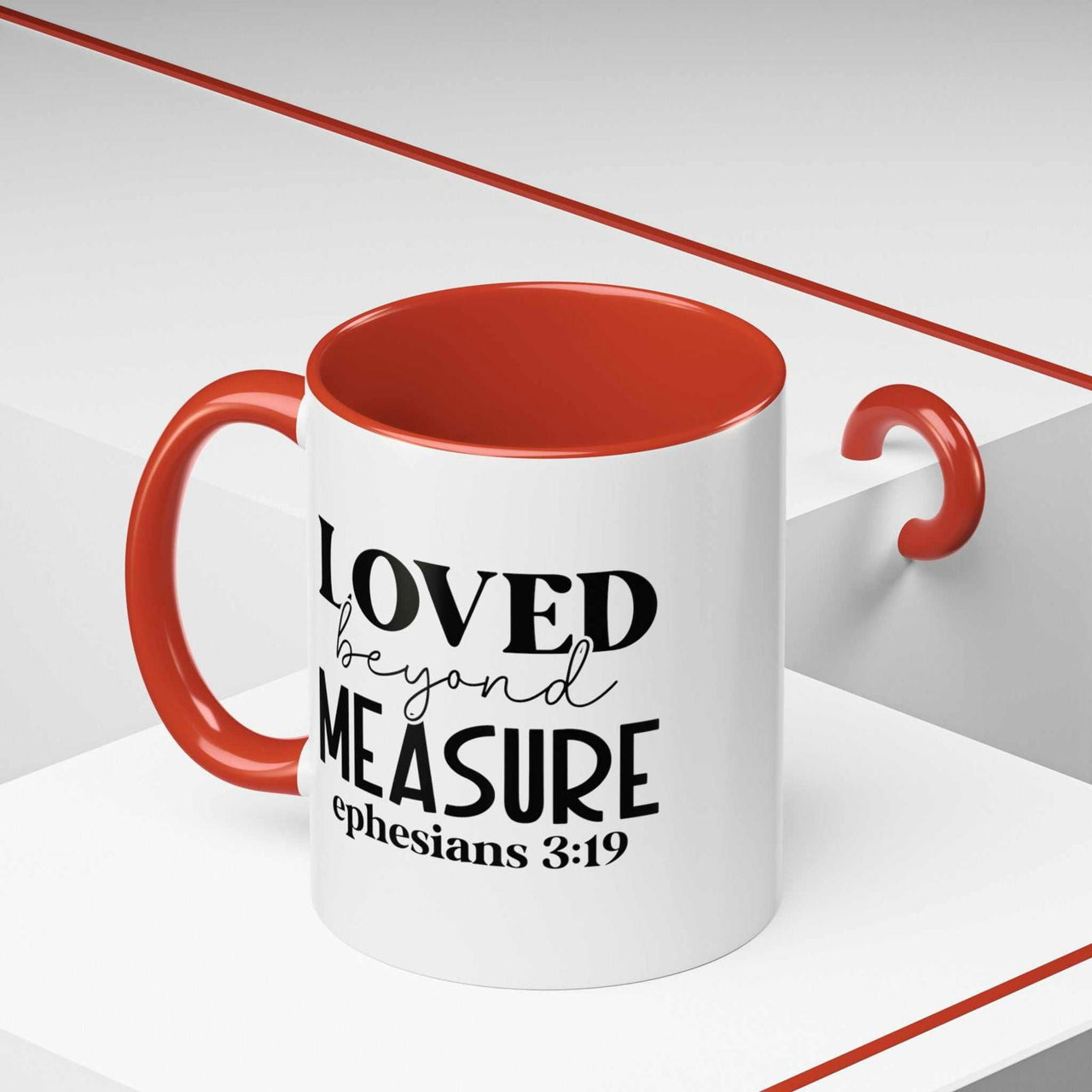 Custom Printed Loved Beyond Measure Mug - Wear Your Heart