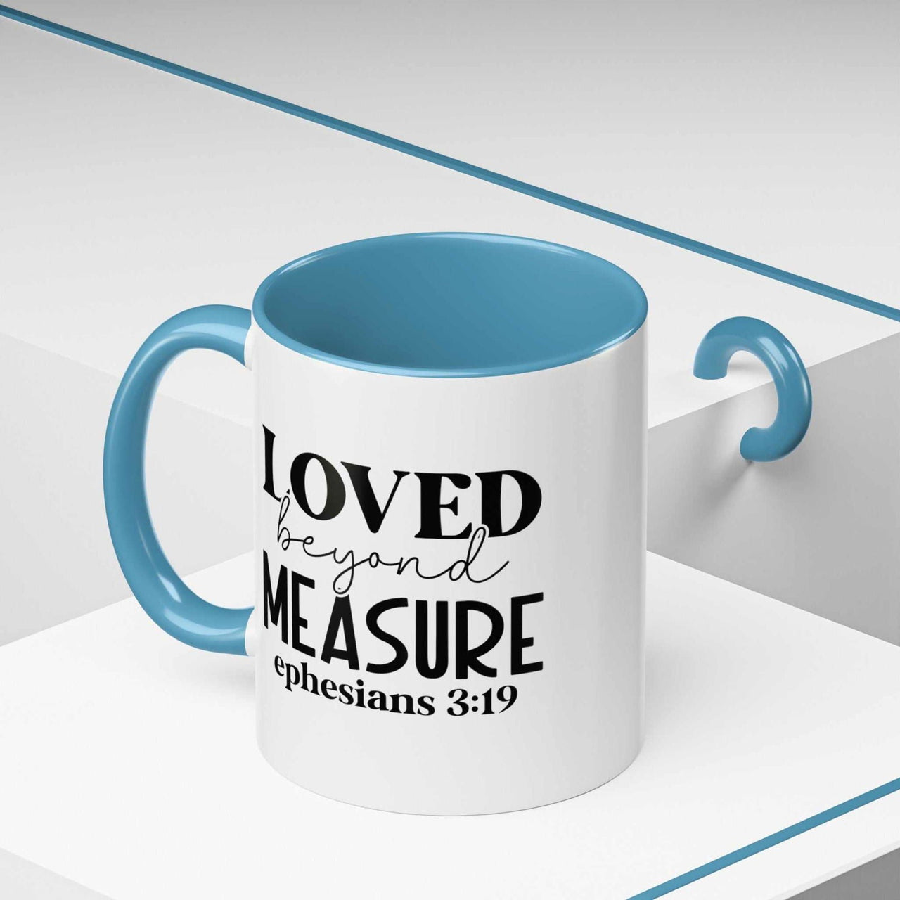 Custom Printed Loved Beyond Measure Mug - Wear Your Heart