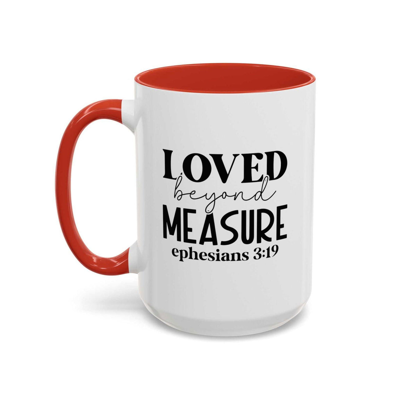 Custom Printed Loved Beyond Measure Mug - Wear Your Heart