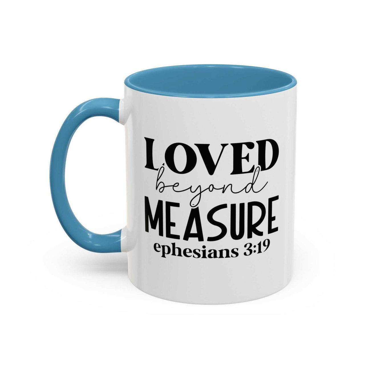 Custom Printed Loved Beyond Measure Mug - Wear Your Heart