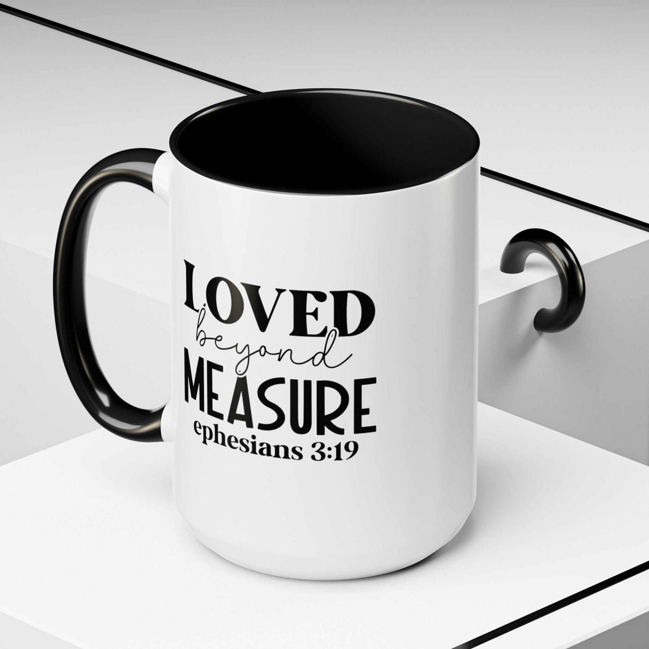 Custom Printed Loved Beyond Measure Mug - Wear Your Heart