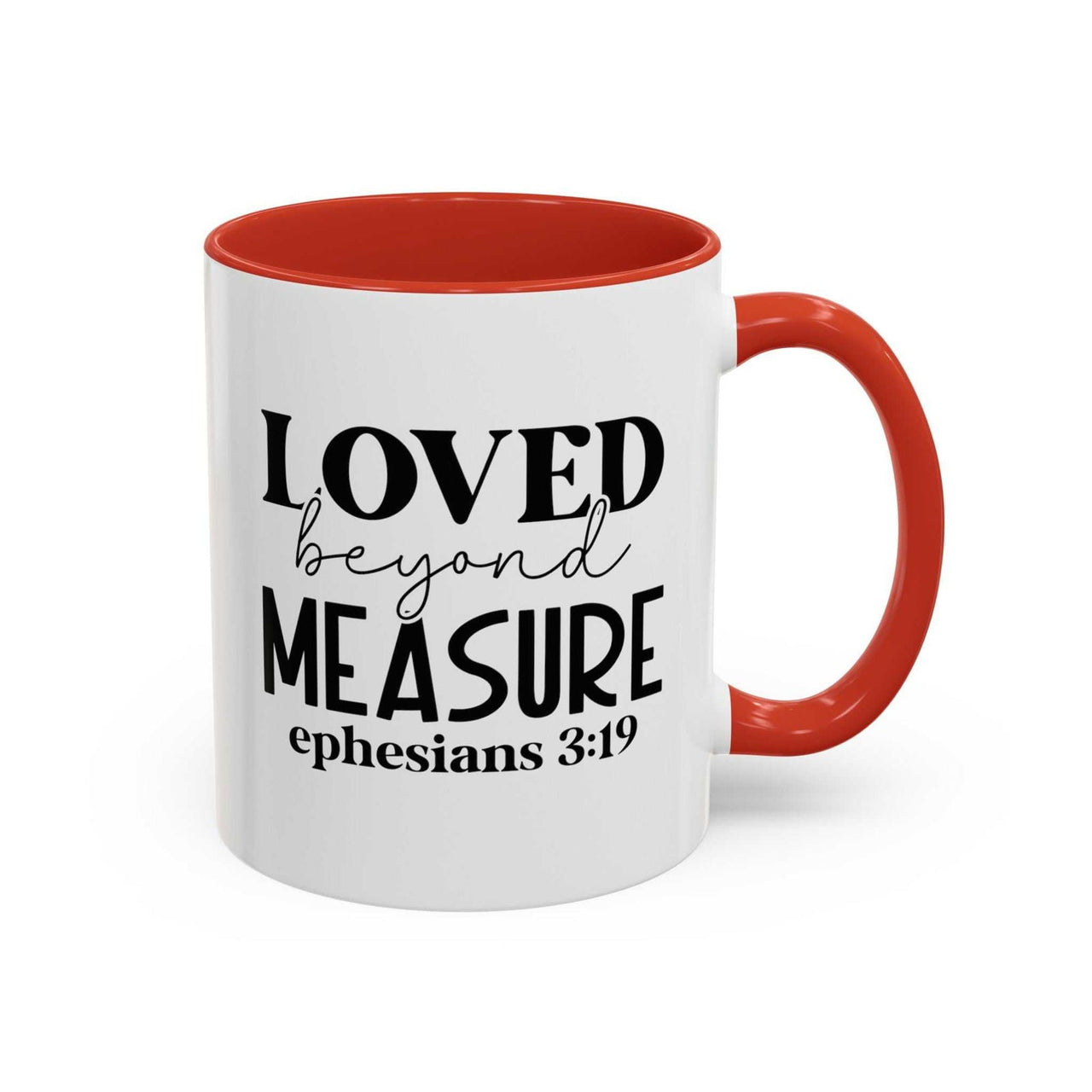 Custom Printed Loved Beyond Measure Mug - Wear Your Heart