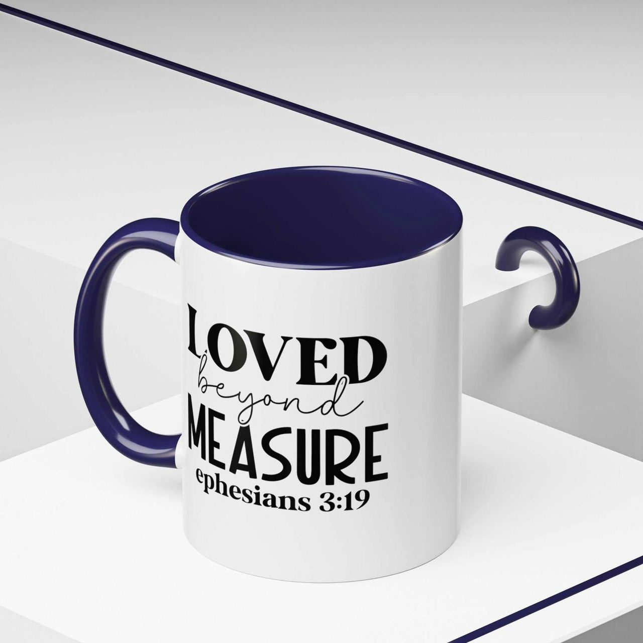 Custom Printed Loved Beyond Measure Mug - Wear Your Heart