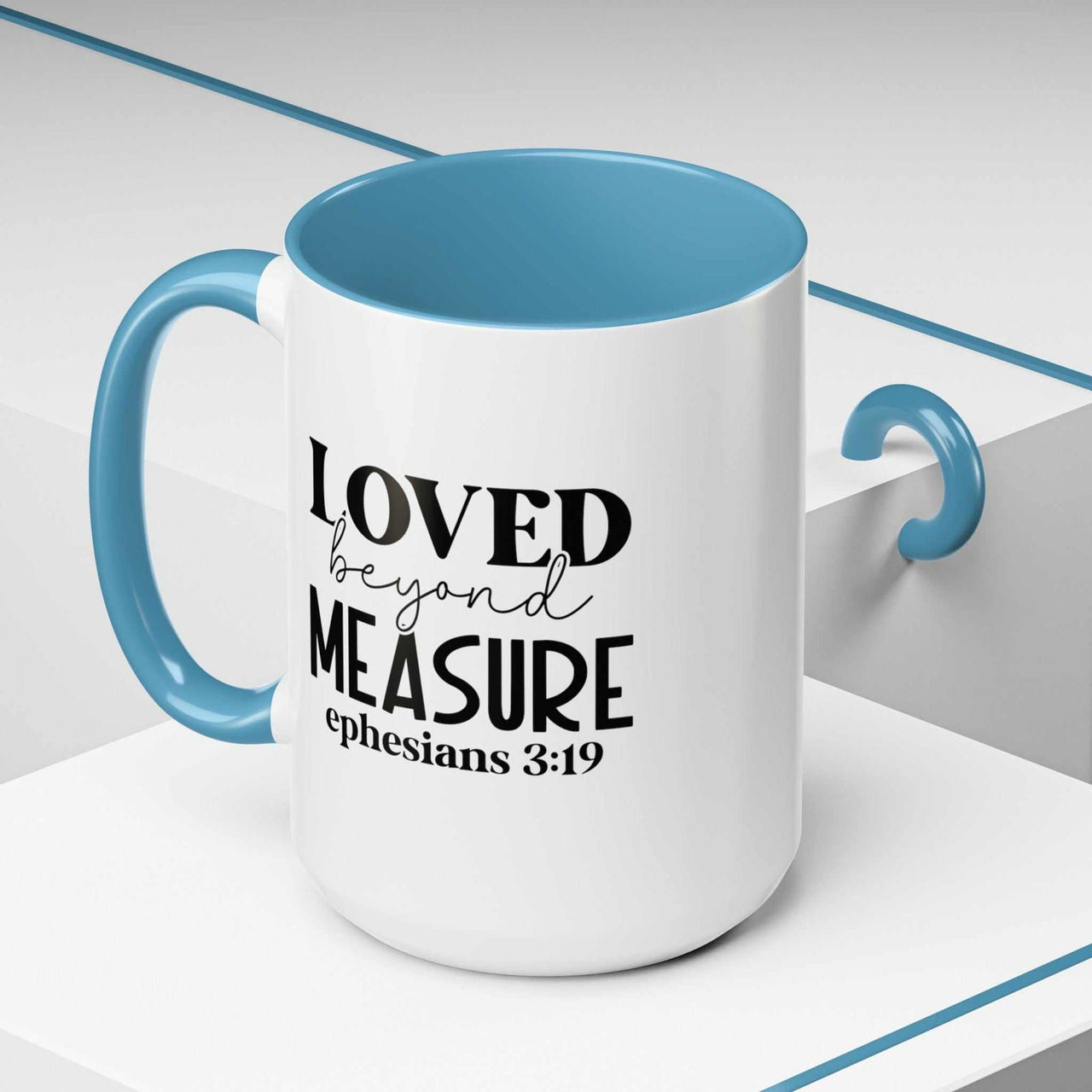 Custom Printed Loved Beyond Measure Mug - Wear Your Heart