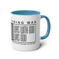 Custom Printed THE WORD Mug - John 1:1 - Wear Your Heart - Wear Your Heart