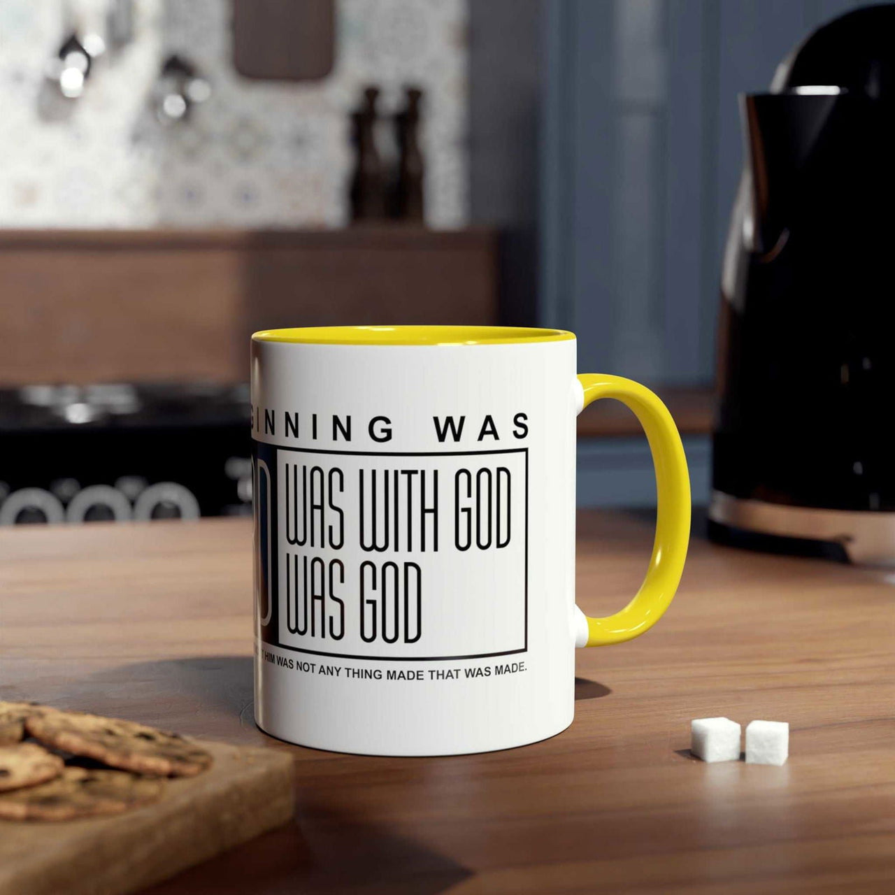 Custom Printed THE WORD Mug - John 1:1 - Wear Your Heart - Wear Your Heart