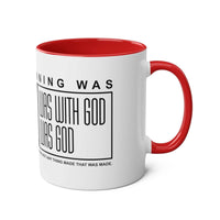 Custom Printed THE WORD Mug - John 1:1 - Wear Your Heart - Wear Your Heart
