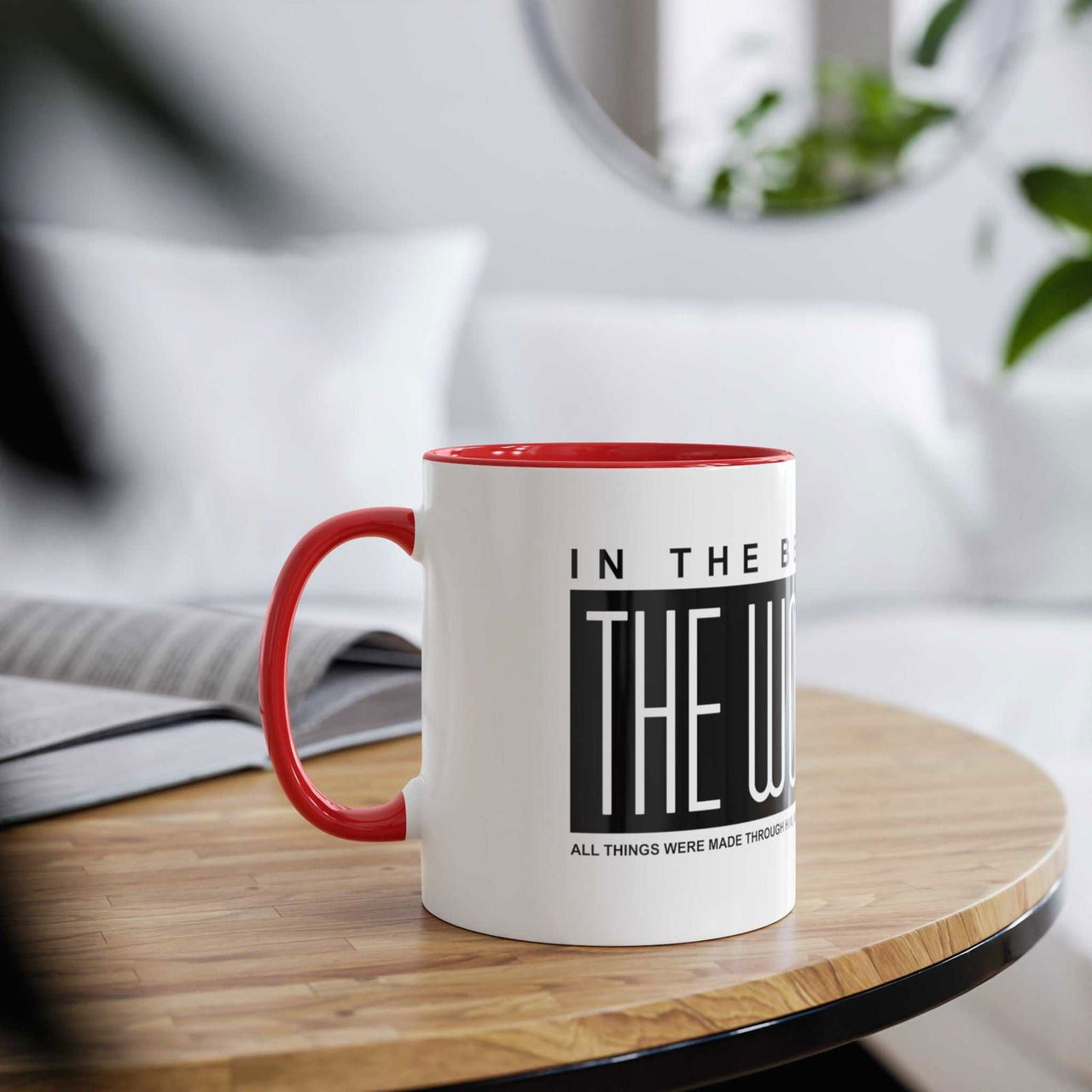 Custom Printed THE WORD Mug - John 1:1 - Wear Your Heart - Wear Your Heart