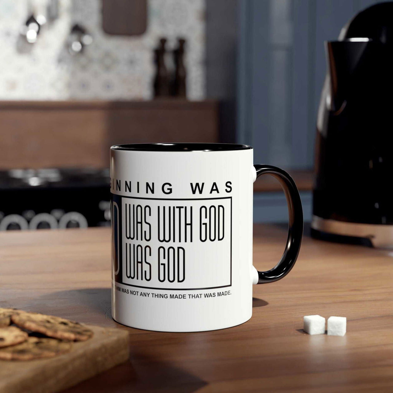 Custom Printed THE WORD Mug - John 1:1 - Wear Your Heart - Wear Your Heart