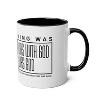 Custom Printed THE WORD Mug - John 1:1 - Wear Your Heart - Wear Your Heart