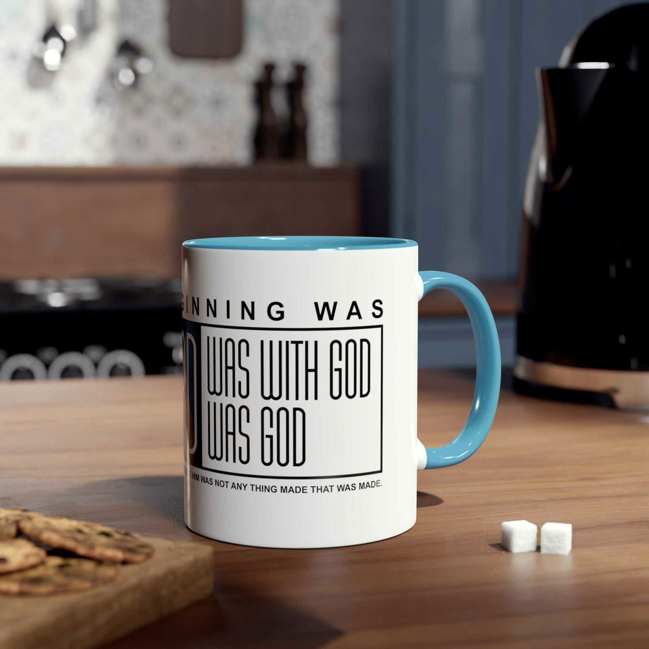 Custom Printed THE WORD Mug - John 1:1 - Wear Your Heart - Wear Your Heart