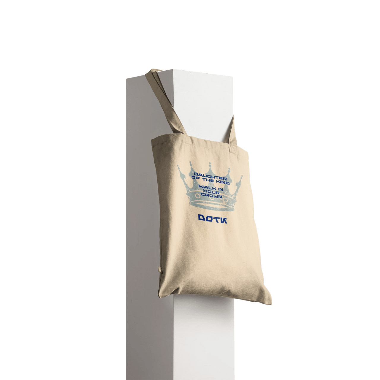 Daughter of the King DOTK Tote Bag | Christian Gift for Women | Wear Your Heart - Wear Your Heart