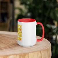 Every Journey Needs a Coffee Step Mug – Motivational Coffee Lover Mug with Colour Inside | WYH - Wear Your Heart
