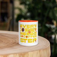 Every Journey Needs a Coffee Step Mug – Motivational Coffee Lover Mug with Colour Inside | WYH - Wear Your Heart