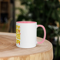 Every Journey Needs a Coffee Step Mug – Motivational Coffee Lover Mug with Colour Inside | WYH - Wear Your Heart