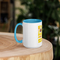 Every Journey Needs a Coffee Step Mug – Motivational Coffee Lover Mug with Colour Inside | WYH - Wear Your Heart