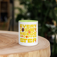 Every Journey Needs a Coffee Step Mug – Motivational Coffee Lover Mug with Colour Inside | WYH - Wear Your Heart