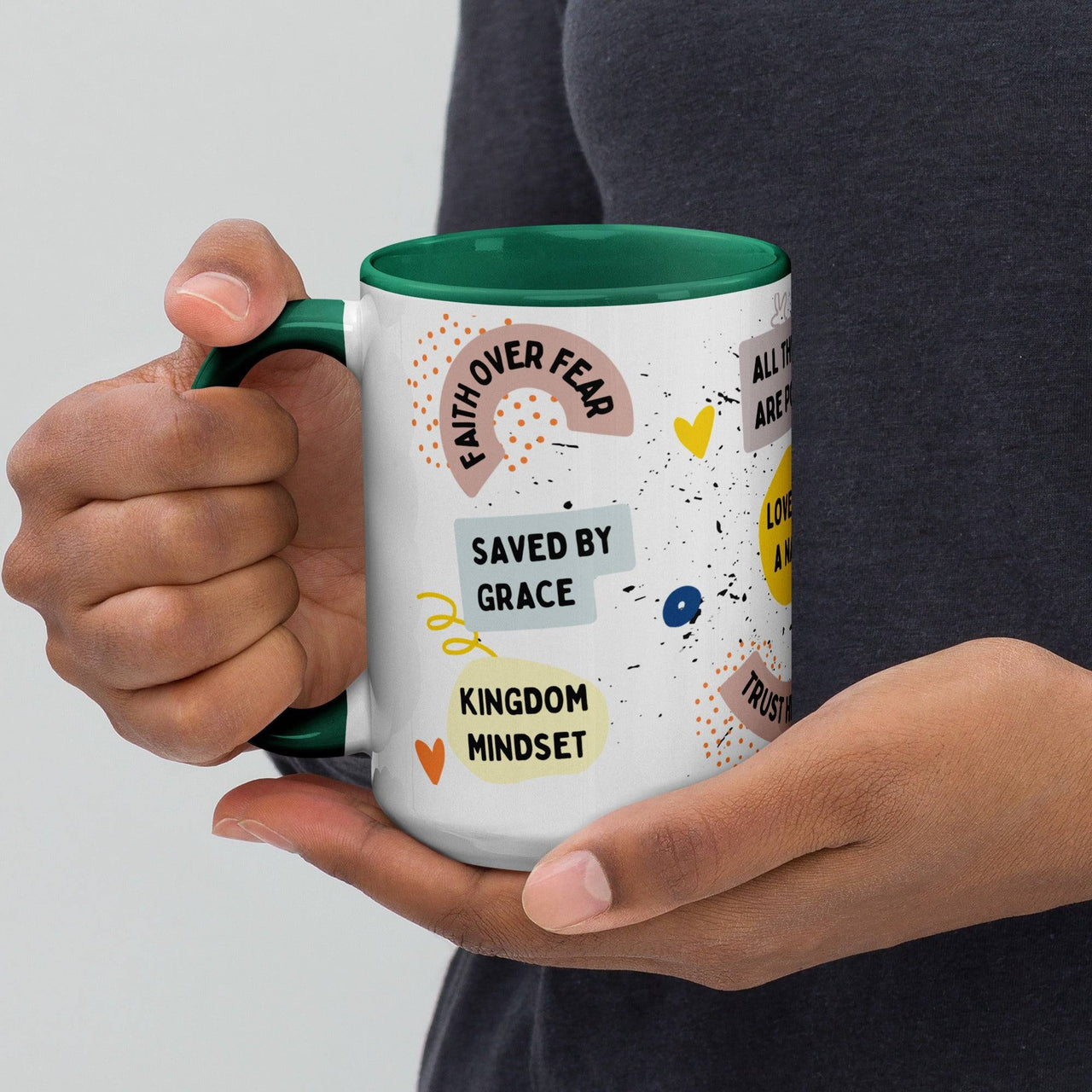 Faith - Filled Mug – Love, Grace, Kingdom Mindset & Inspiration - Wear Your Heart