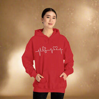 Faith Heartbeat Unisex Hoodie | Christian Apparel | Warmth and Inspiration - Wear Your Heart