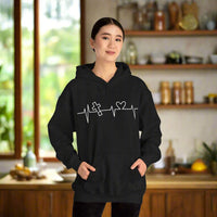 Faith Heartbeat Unisex Hoodie | Christian Apparel | Warmth and Inspiration - Wear Your Heart