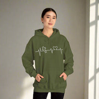 Faith Heartbeat Unisex Hoodie | Christian Apparel | Warmth and Inspiration - Wear Your Heart