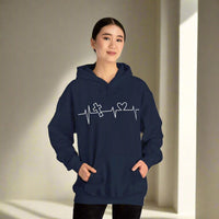 Faith Heartbeat Unisex Hoodie | Christian Apparel | Warmth and Inspiration - Wear Your Heart