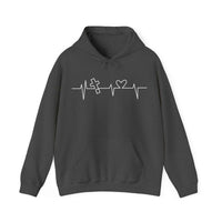 Faith Heartbeat Unisex Hoodie | Christian Apparel | Warmth and Inspiration - Wear Your Heart