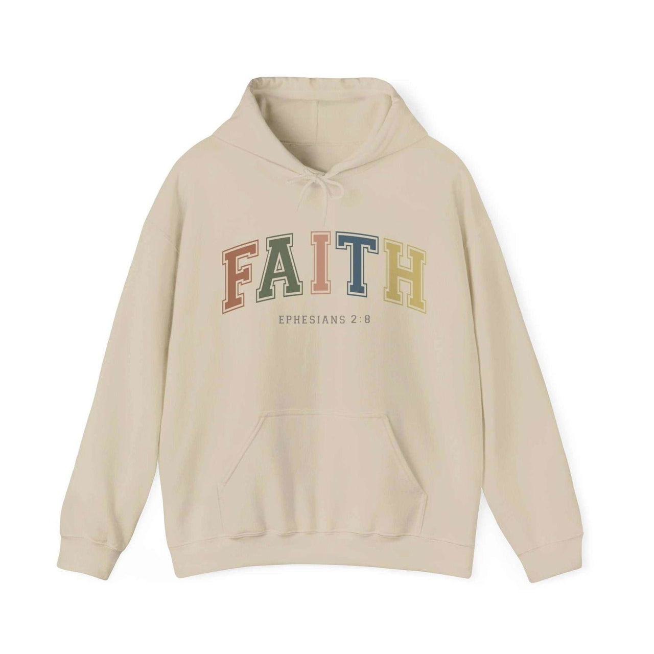 Faith Unisex Hoodie | Christian Apparel | Ephesians 2vs8 - Wear Your Heart