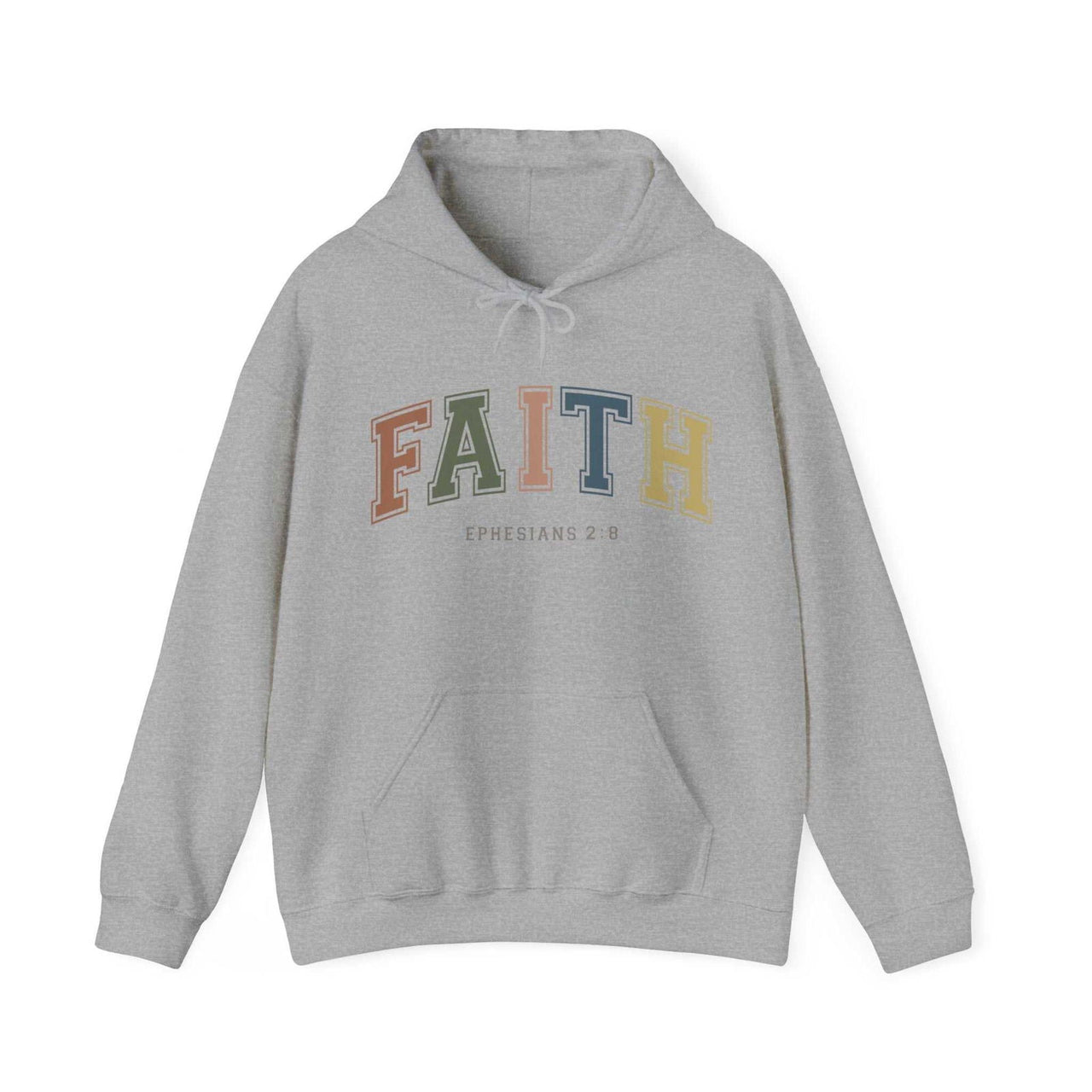 Faith Unisex Hoodie | Christian Apparel | Ephesians 2vs8 - Wear Your Heart