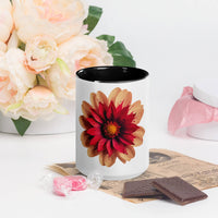 Flower Mug with Colour Inside – Vibrant Design & Faith - Inspired Gift - Wear Your Heart