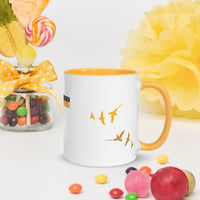 FORGIVEN - Christian White Ceramic Mug with Colour Inside, Cross & Doves | Wyheart Faith Collection - Wear Your Heart