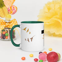 FORGIVEN - Christian White Ceramic Mug with Colour Inside, Cross & Doves | Wyheart Faith Collection - Wear Your Heart