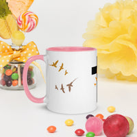 FORGIVEN - Christian White Ceramic Mug with Colour Inside, Cross & Doves | Wyheart Faith Collection - Wear Your Heart
