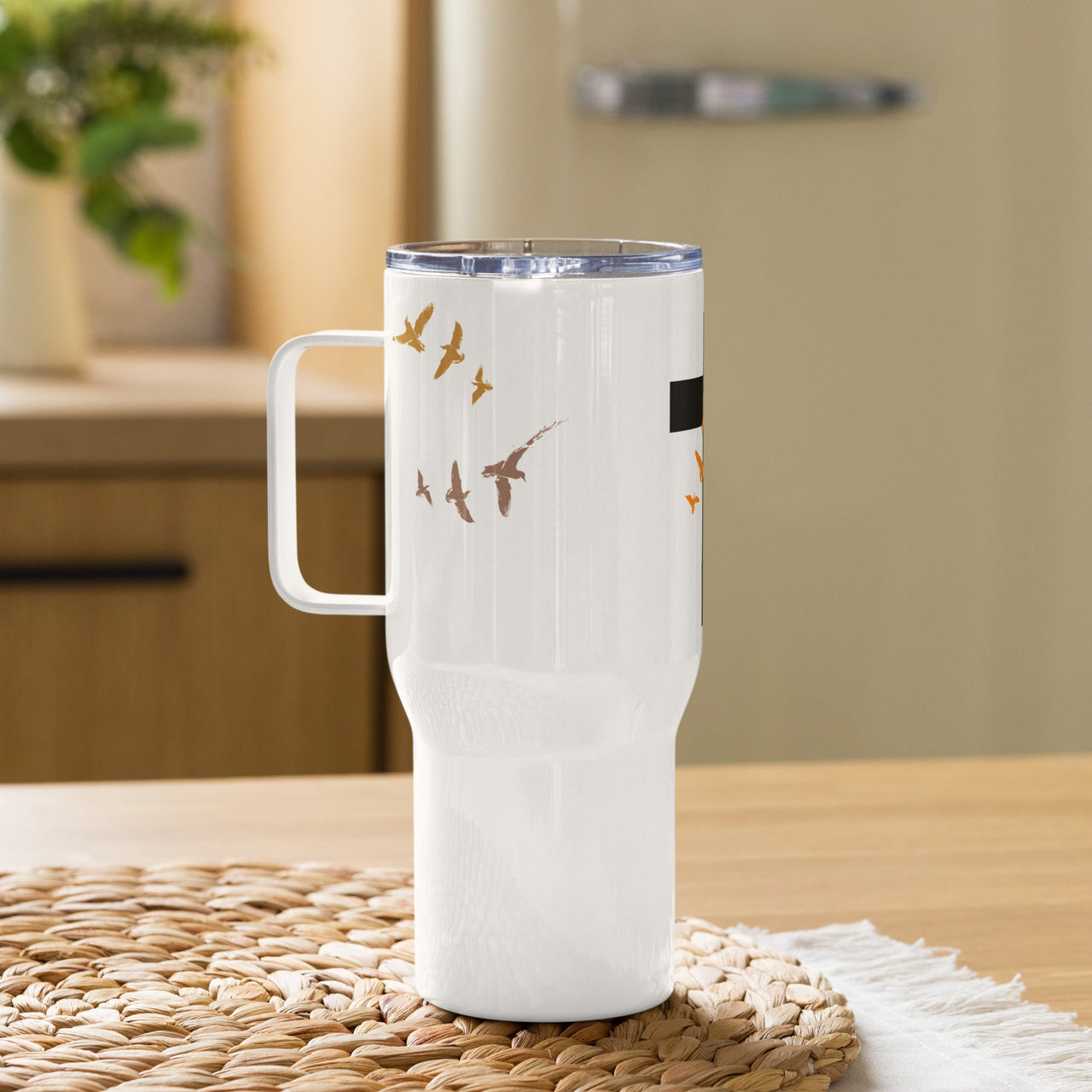 Forgiven Mug with a handle – Christian Stainless Steel Travel Cup | WYH Faith Collection - Wear Your Heart