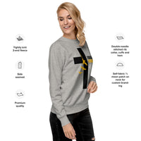 FORGIVEN Premium Unisex Sweatshirt – Christian Streetwear Crewneck | Faith Collection - Wear Your Heart