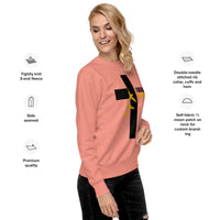 FORGIVEN Premium Unisex Sweatshirt – Christian Streetwear Crewneck | Faith Collection - Wear Your Heart