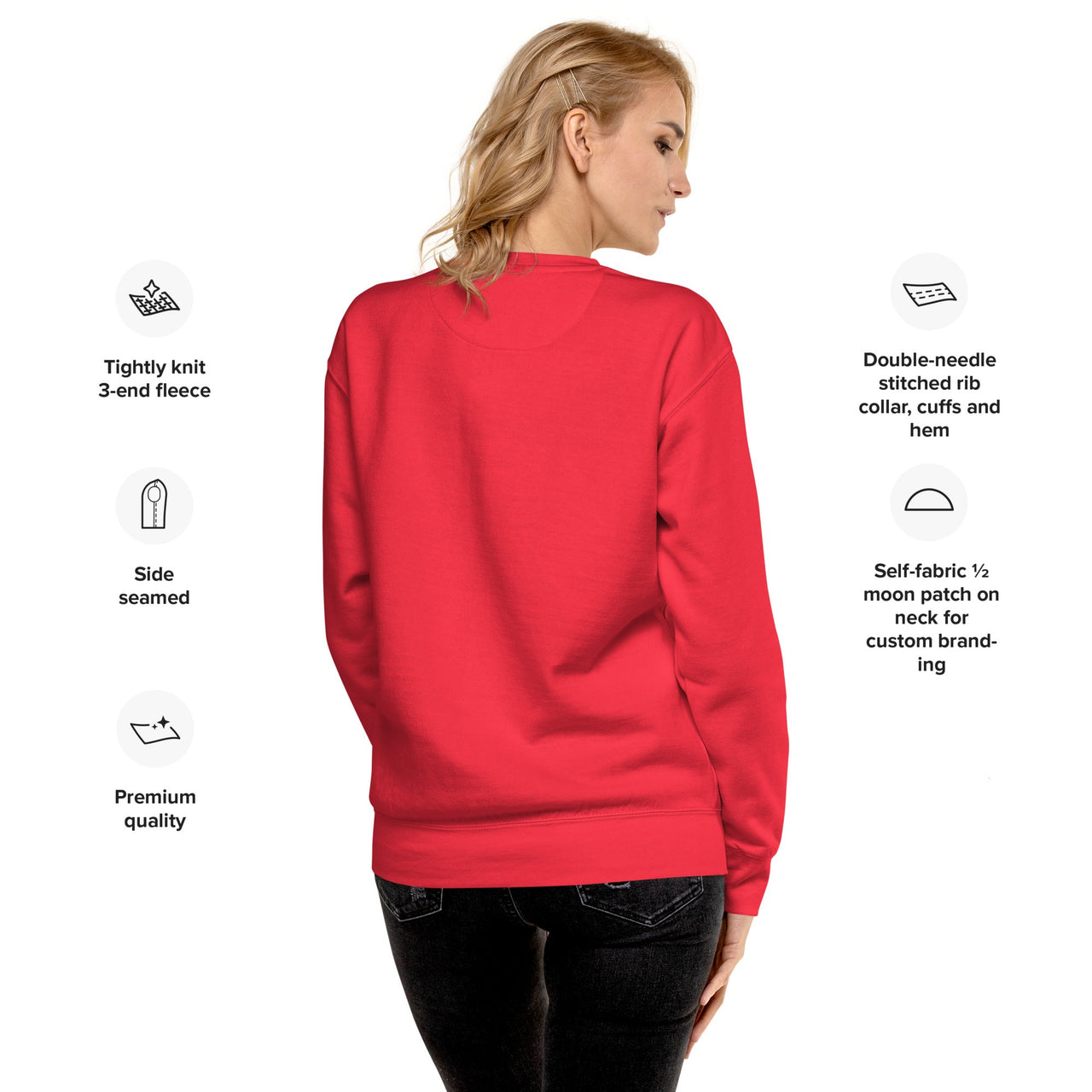 FORGIVEN Premium Unisex Sweatshirt – Christian Streetwear Crewneck | Faith Collection - Wear Your Heart