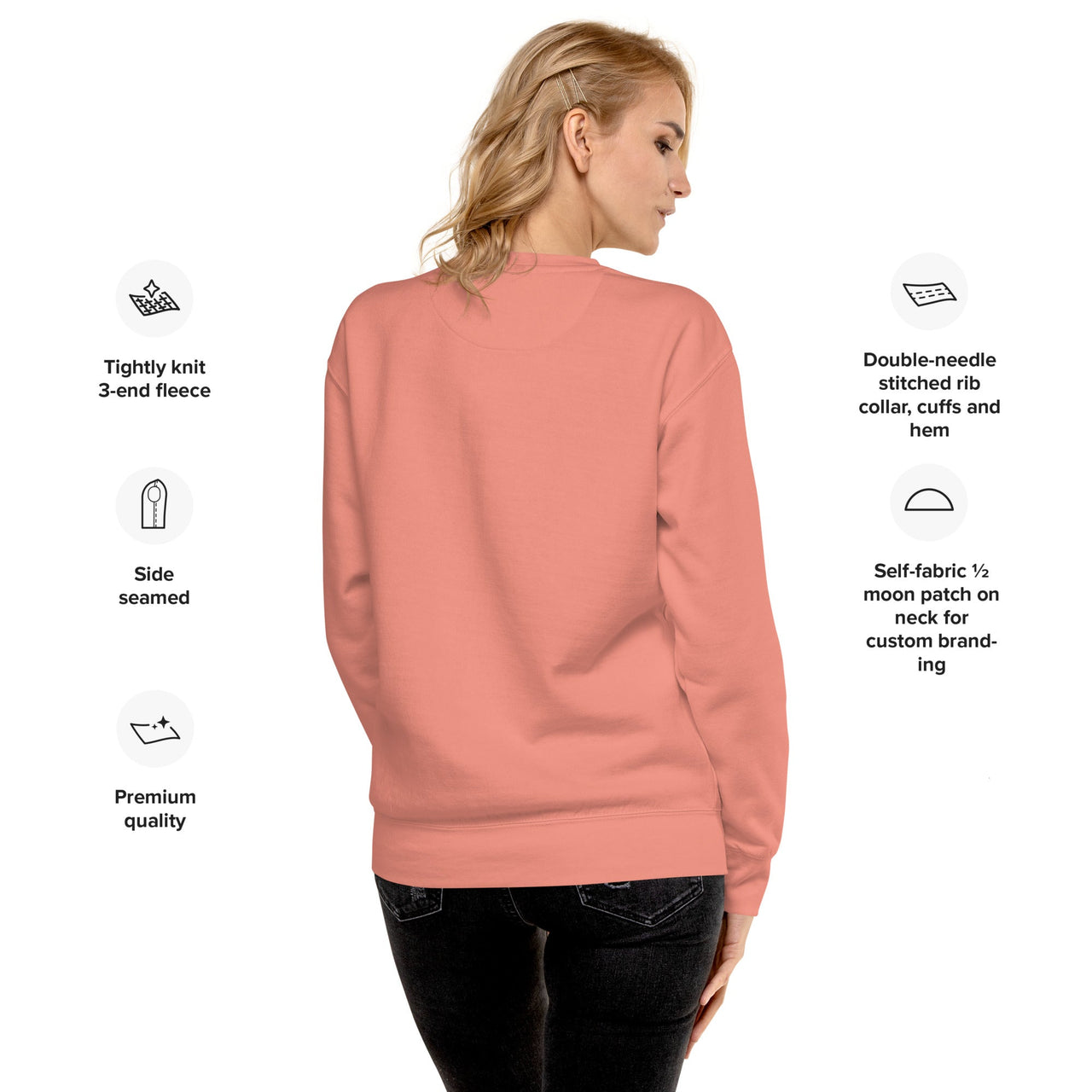FORGIVEN Premium Unisex Sweatshirt – Christian Streetwear Crewneck | Faith Collection - Wear Your Heart