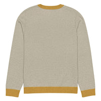 Game Face Knitted Crew Neck Sweater – Bold Christian Style - Wear Your Heart