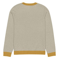 Game Face Knitted Crew Neck Sweater – Bold Christian Style - Wear Your Heart