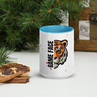 Game Face Mug with Colour Inside – Bold & Fun Coffee Mug - Wear Your Heart