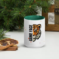 Game Face Mug with Colour Inside – Bold & Fun Coffee Mug - Wear Your Heart