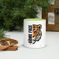 Game Face Mug with Colour Inside – Bold & Fun Coffee Mug - Wear Your Heart