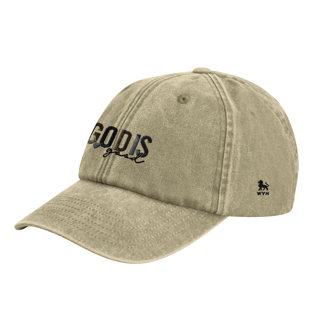 God Is Good Embroidered Cap | Christian Faith Hat | Wear Your Heart - Wear Your Heart