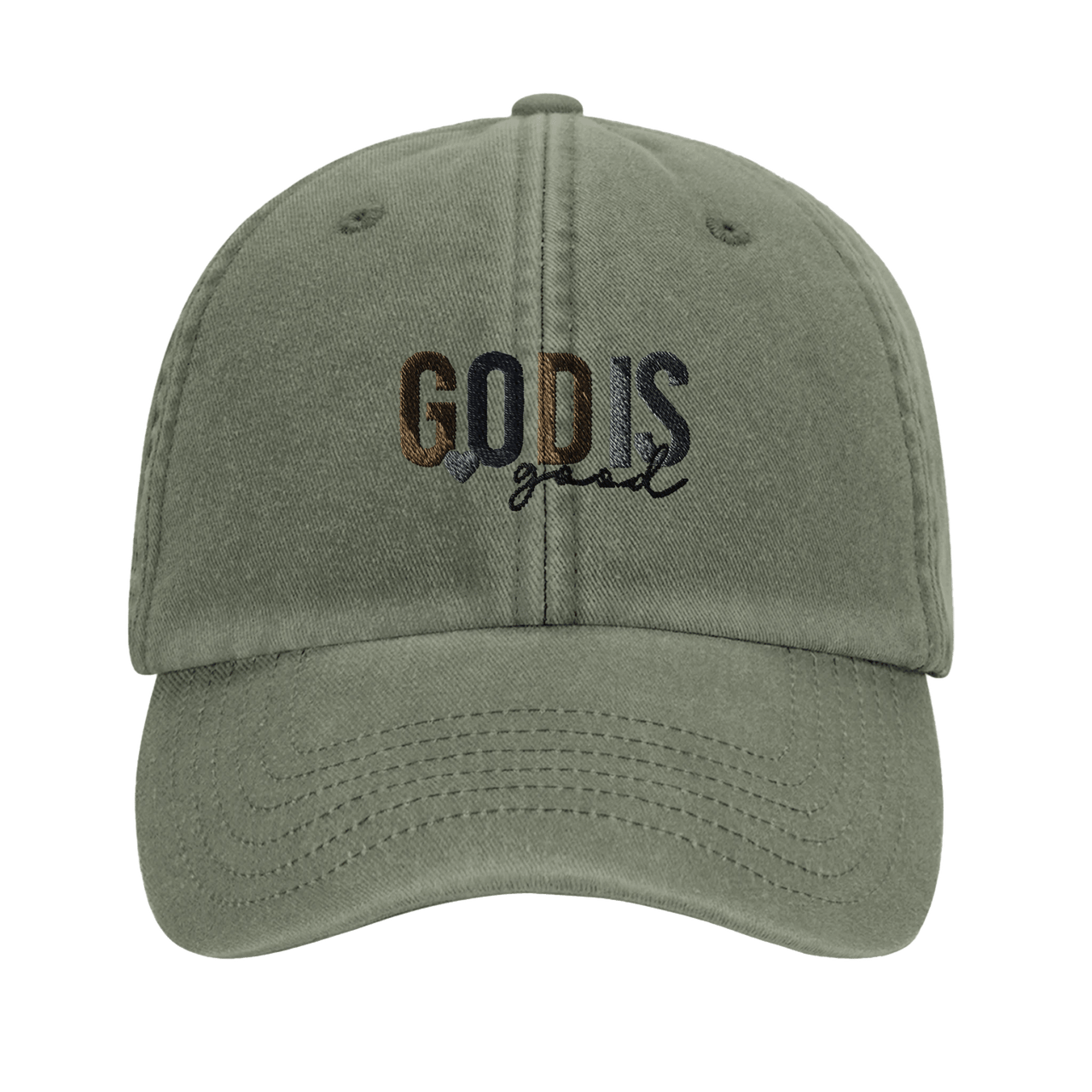 God Is Good Embroidered Cap | Christian Faith Hat | Wear Your Heart - Wear Your Heart