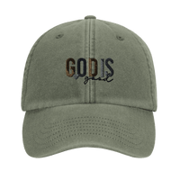 God Is Good Embroidered Cap | Christian Faith Hat | Wear Your Heart - Wear Your Heart
